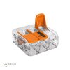 WAGO klemm 3x0.2-4MM² avatav läbipaistev