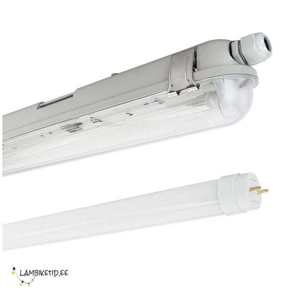 LED tööstusvalgusti IK10 IP65 150cm 1x valgustoru 22W G13 4000K